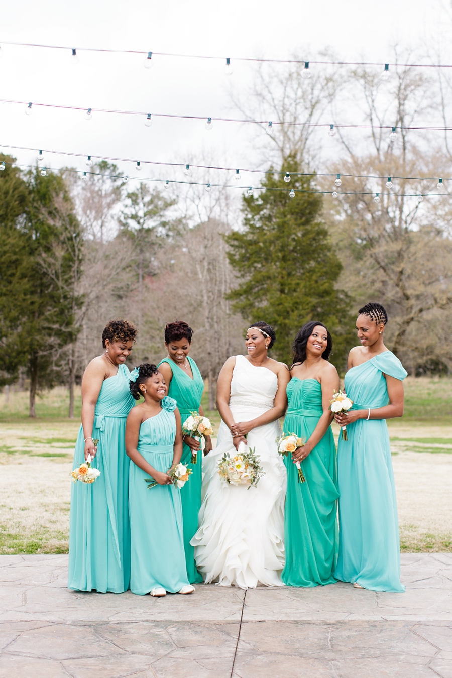 Bridesmaids via Elle Danielle Photography