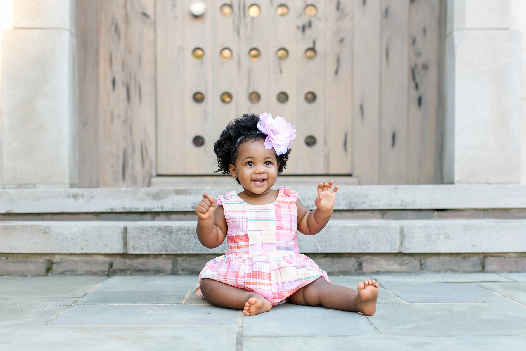 Happy baby girl by Elle Danielle Photography