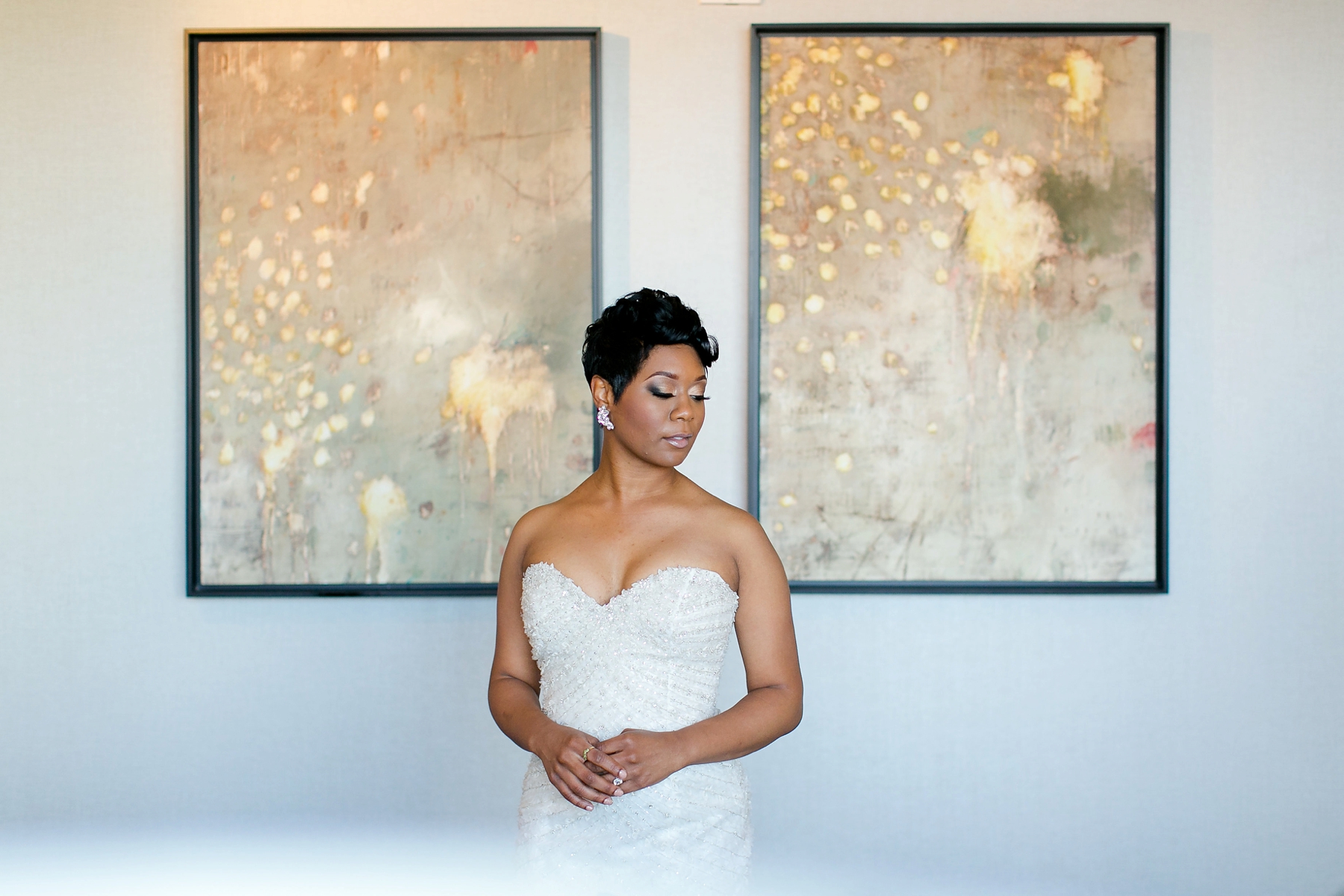 Beautiful bridal portrait by Elle Danielle Photography