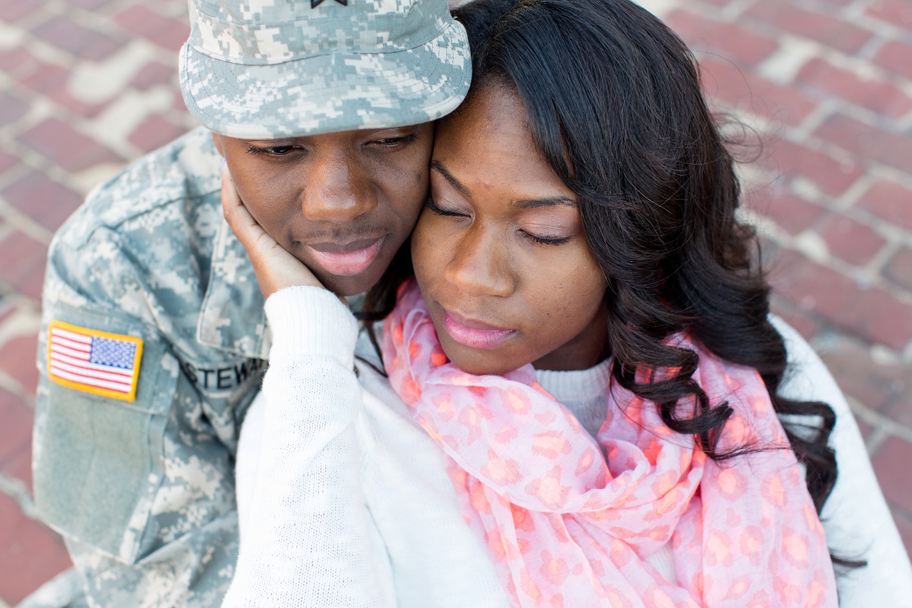 Military engagement session by Elle Danielle Photography