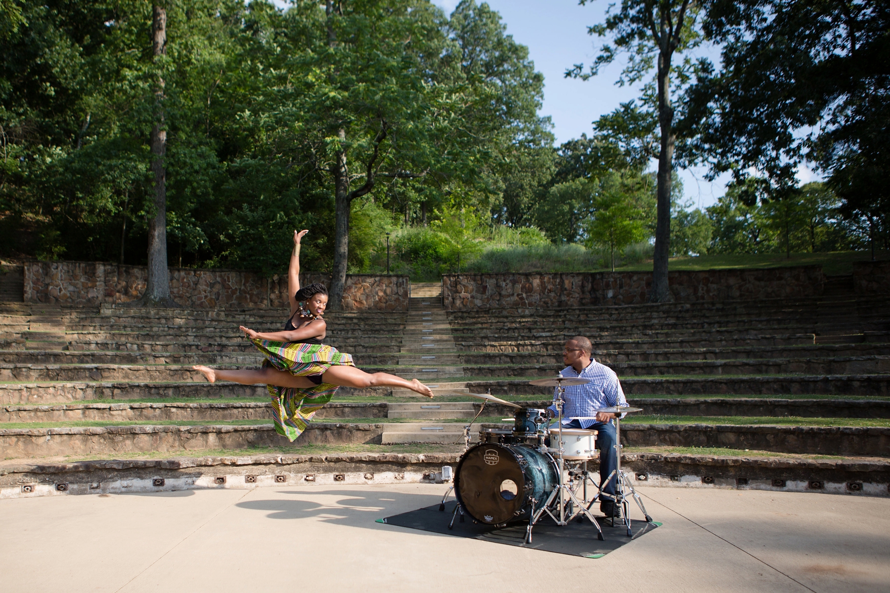 Dance and rhythm-inspired engagement session by Elle Danielle Photography