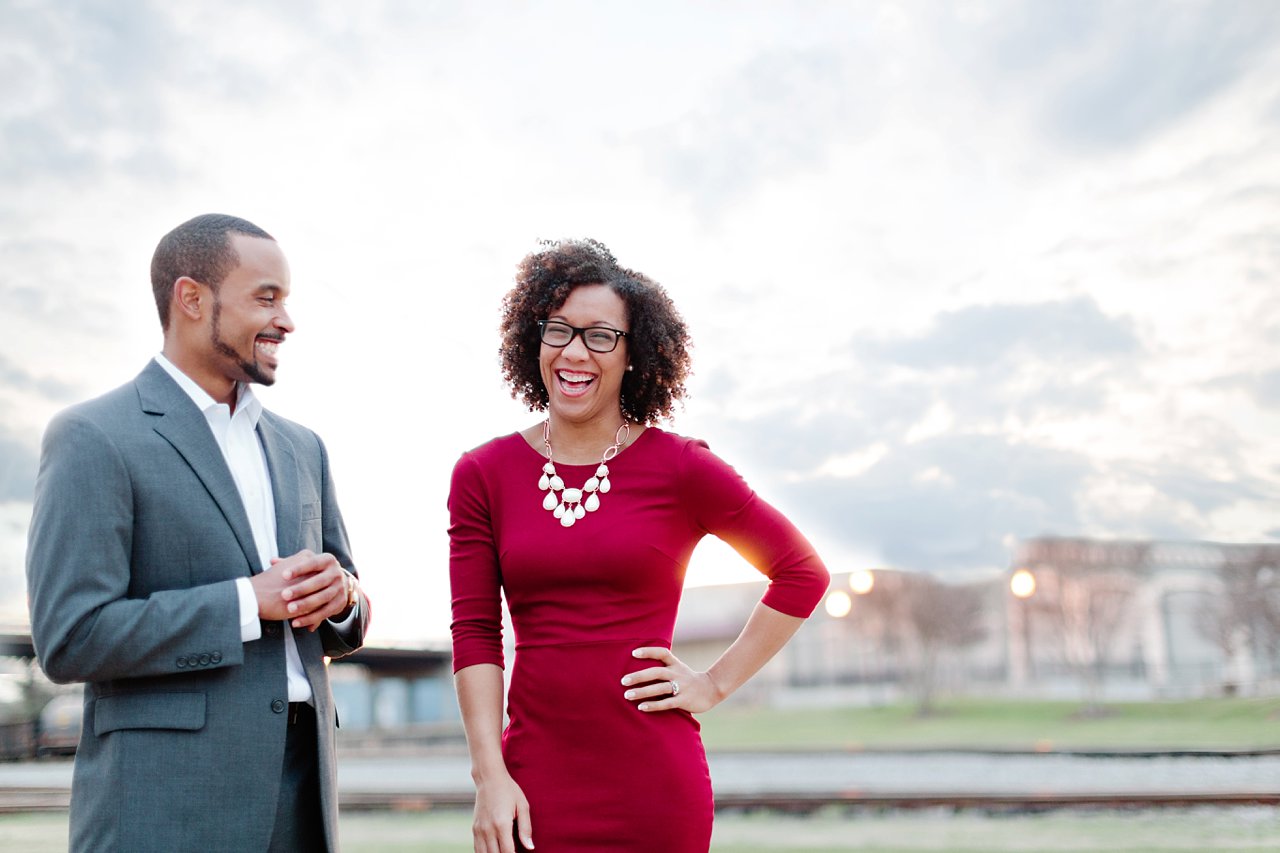 Downtown Opelika Engagement Session by Elle Danielle Photography