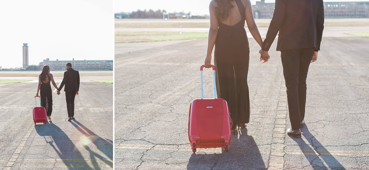 Travel-inspired engagement session by Elle Danielle Photography