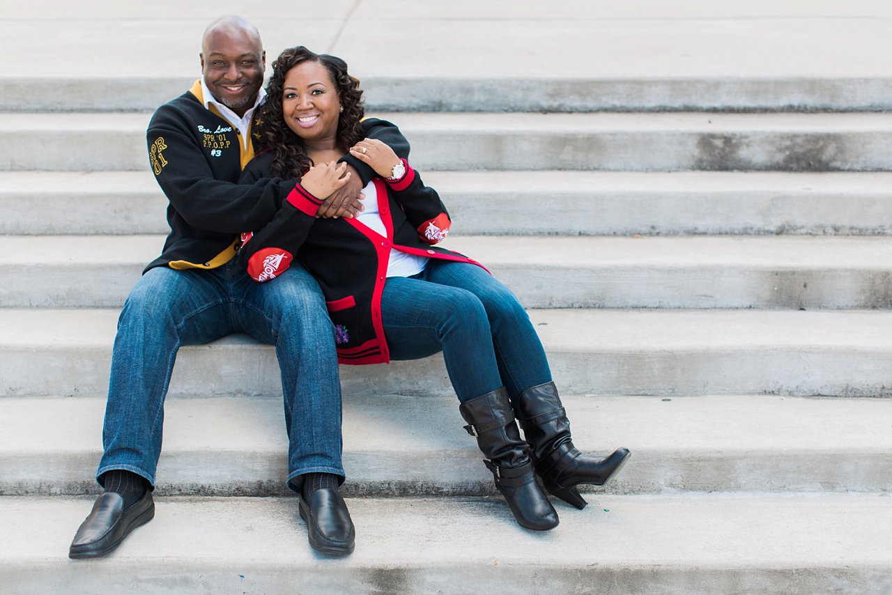 Alabama State University Engagement Session by Elle Danielle Photography